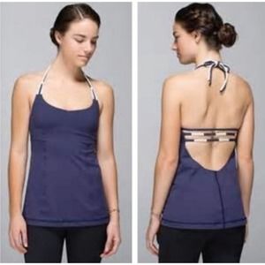Lululemon wandering yogi halter top size 6